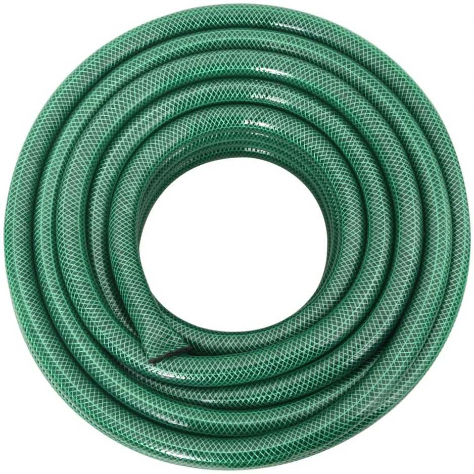 Sodo žarna su tvirtinimo detalėmis, žalia, 0,75", 30m, PVC