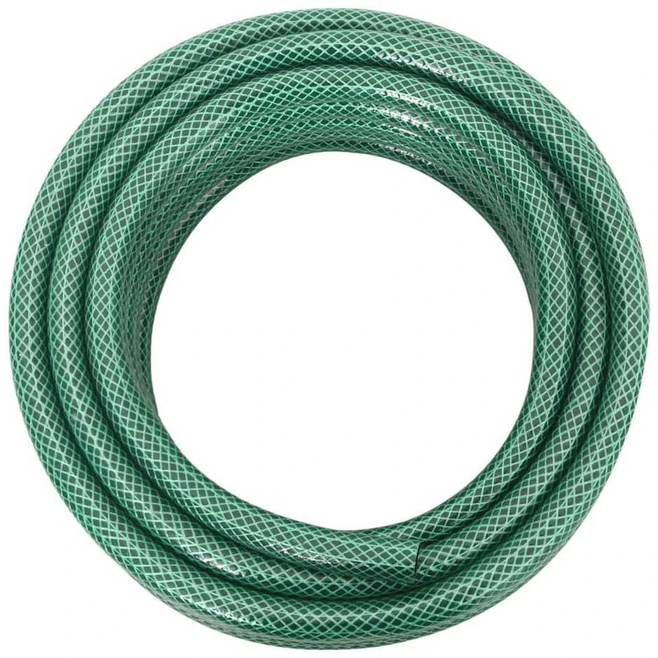 Sodo žarna su tvirtinimo detalėmis, žalia, 0,5", 30m, PVC