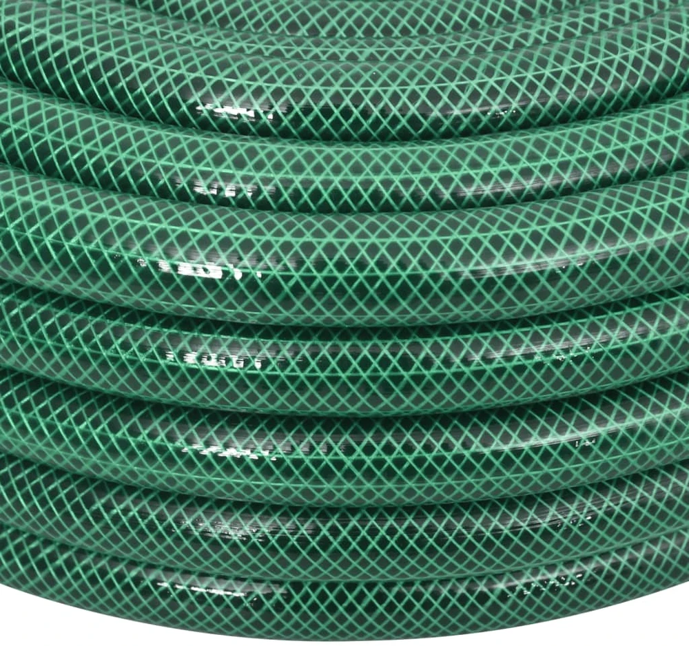 Sodo žarna su tvirtinimo detalėmis, žalia, 0,75", 10m, PVC