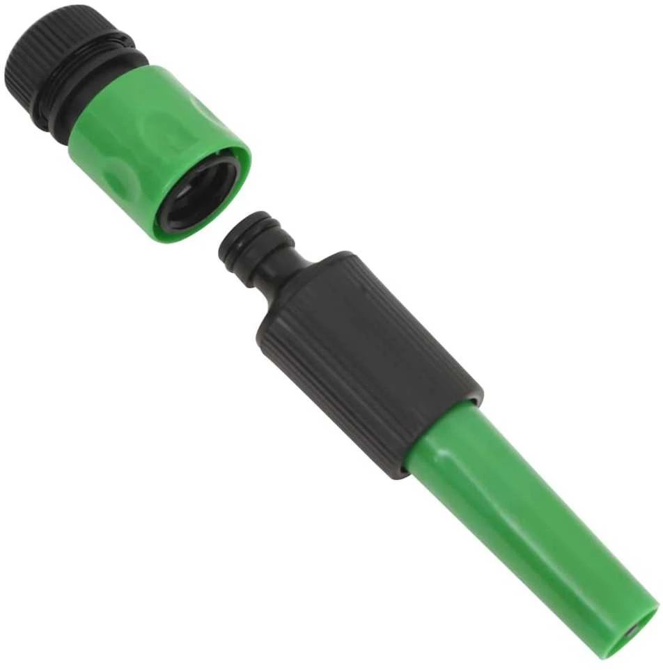 Sodo žarna su tvirtinimo detalėmis, žalia, 0,5", 30m, PVC
