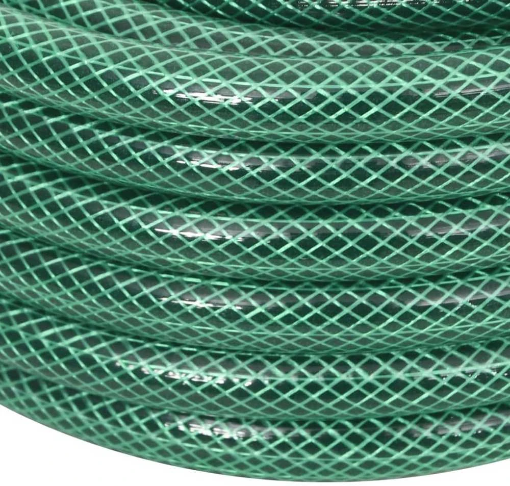 Sodo žarna su tvirtinimo detalėmis, žalia, 0,5", 30m, PVC
