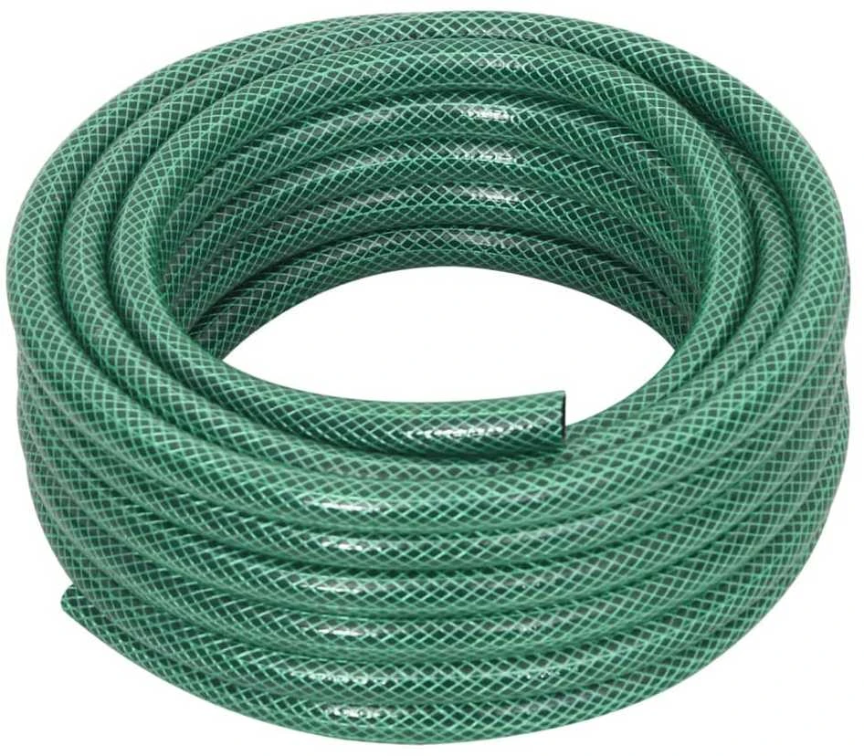 Sodo žarna su tvirtinimo detalėmis, žalia, 0,5", 30m, PVC