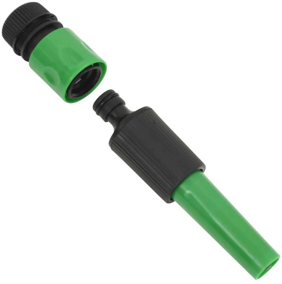 Sodo žarna su tvirtinimo detalėmis, žalia, 0,75", 30m, PVC
