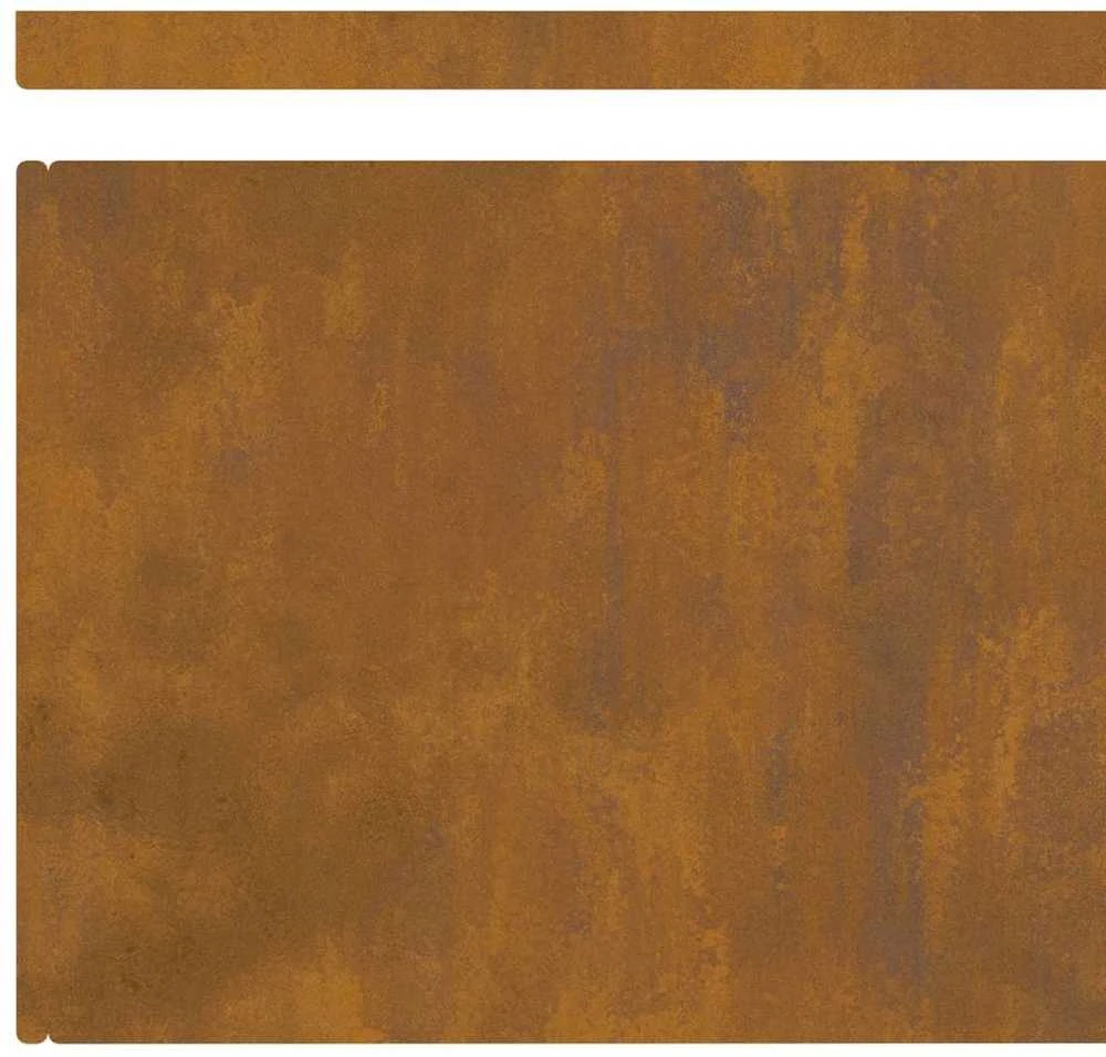 Vejo kraštas 4 vnt. 450 x 25 cm Rūdijanti