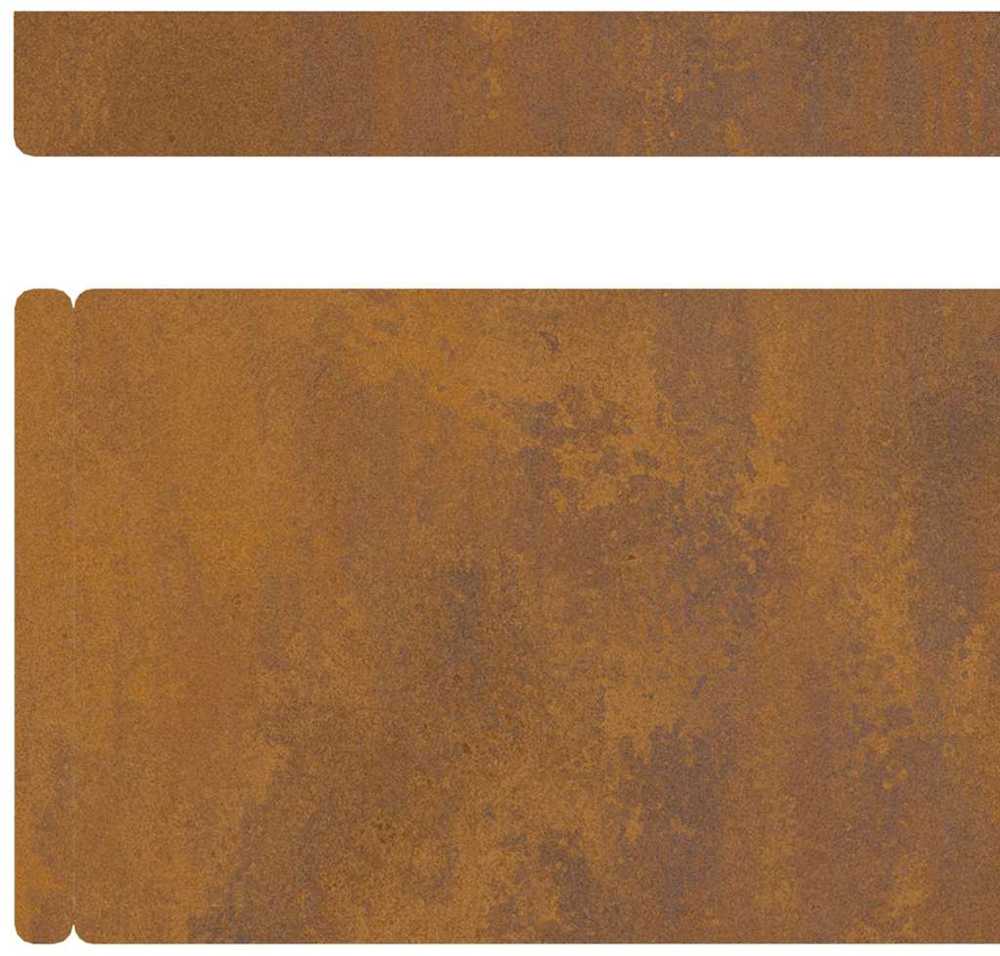 Vejo kraštas 4 vnt. 450 x 10 cm Rūdijanti