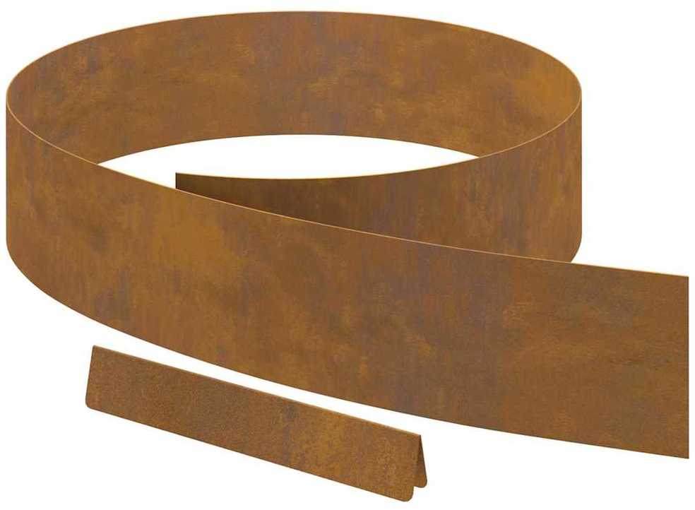 Vejo kraštas 4 vnt. 450 x 15 cm Rūdijanti