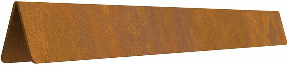Vejo kraštas 4 vnt. 450 x 20 cm Rūdijanti