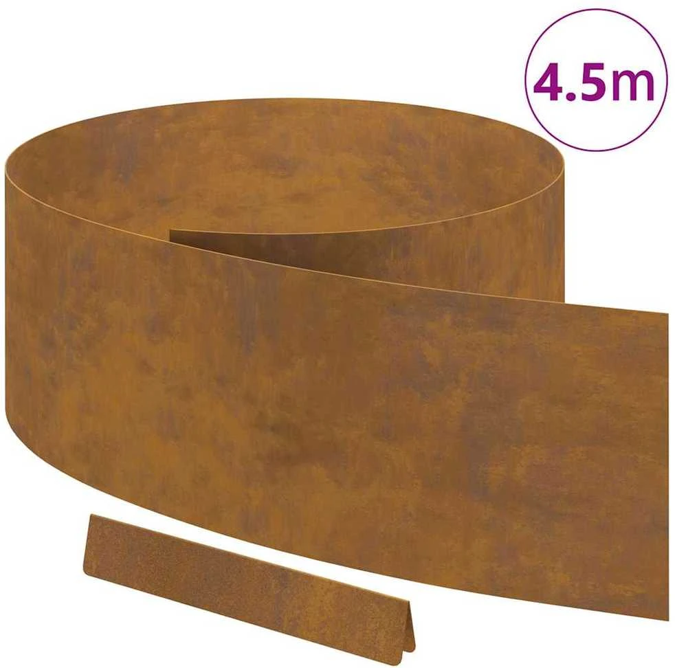 Vejo kraštas 450 x 25 cm Atmosferos poveikiui atsparus plienas