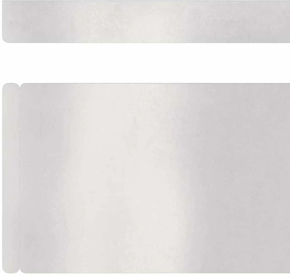 Vejo kraštas 450 x 10 cm Nerūdijantis Plienas Sidabro
