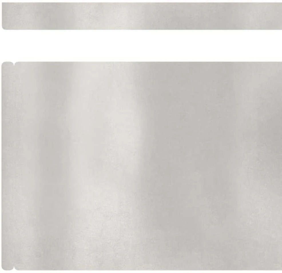 Vejo kraštas 450 x 15 cm Nerūdijantis Plienas Sidabro