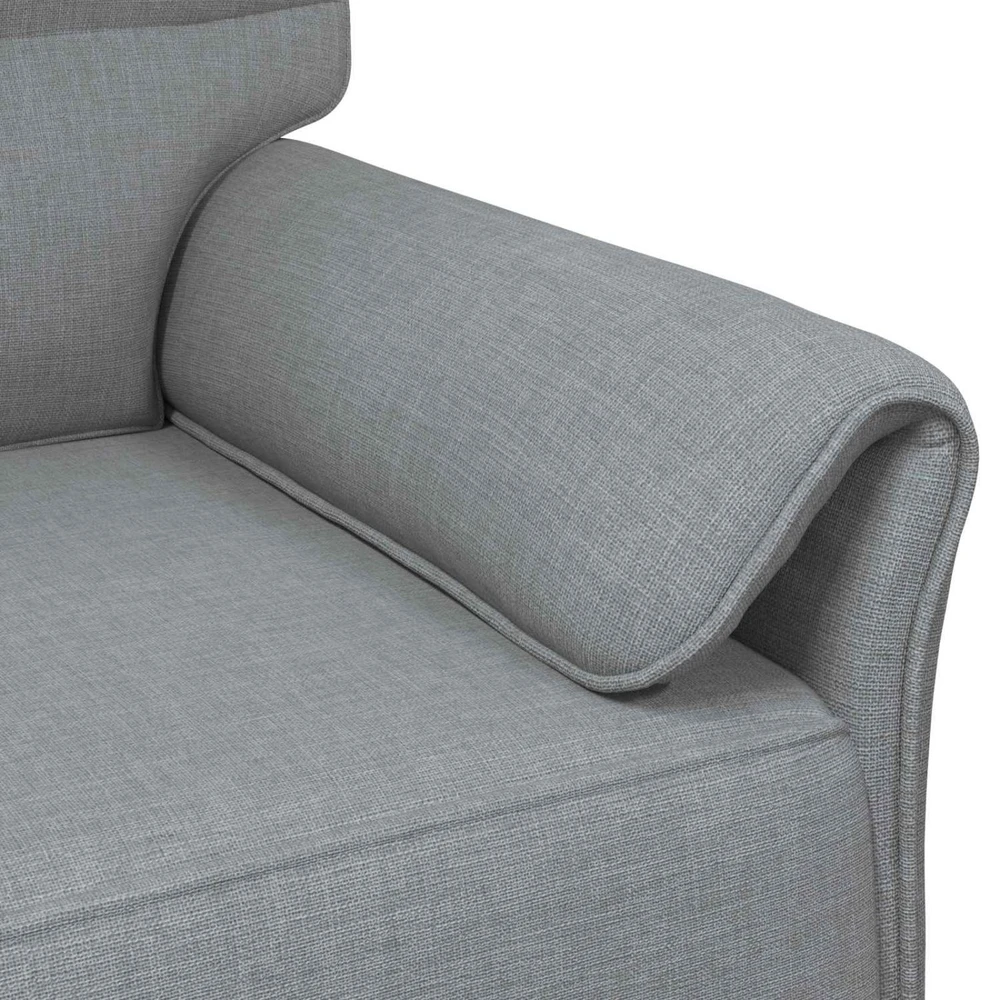 Sofa 100% poliesteris metalinis rėmas MDF, fanera