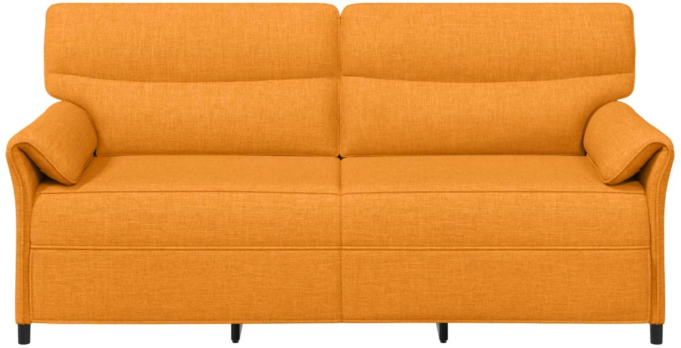 3-Vietis Sofa 3 vietos Tamsiai geltona 198 x 83 x 95 cm Audinys