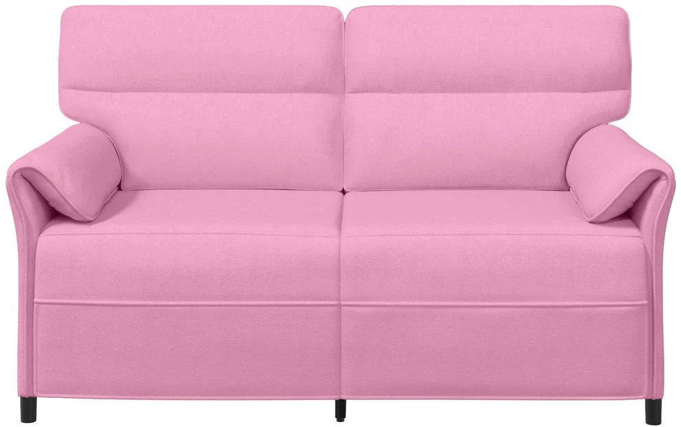 Dvitaškė sofa 2 vietos Rožinė 158 x 83 x 95 cm Audinys