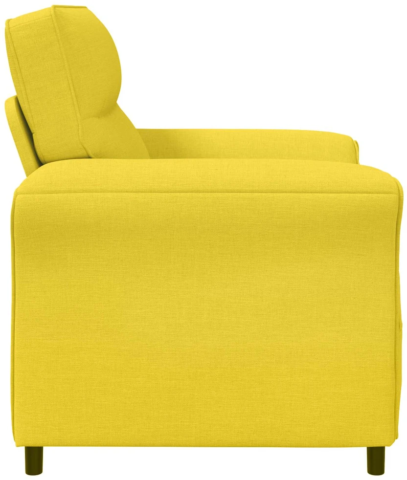 1 vietos sofa Šviesi geltona 88 x 83 x 95 cm Audinys