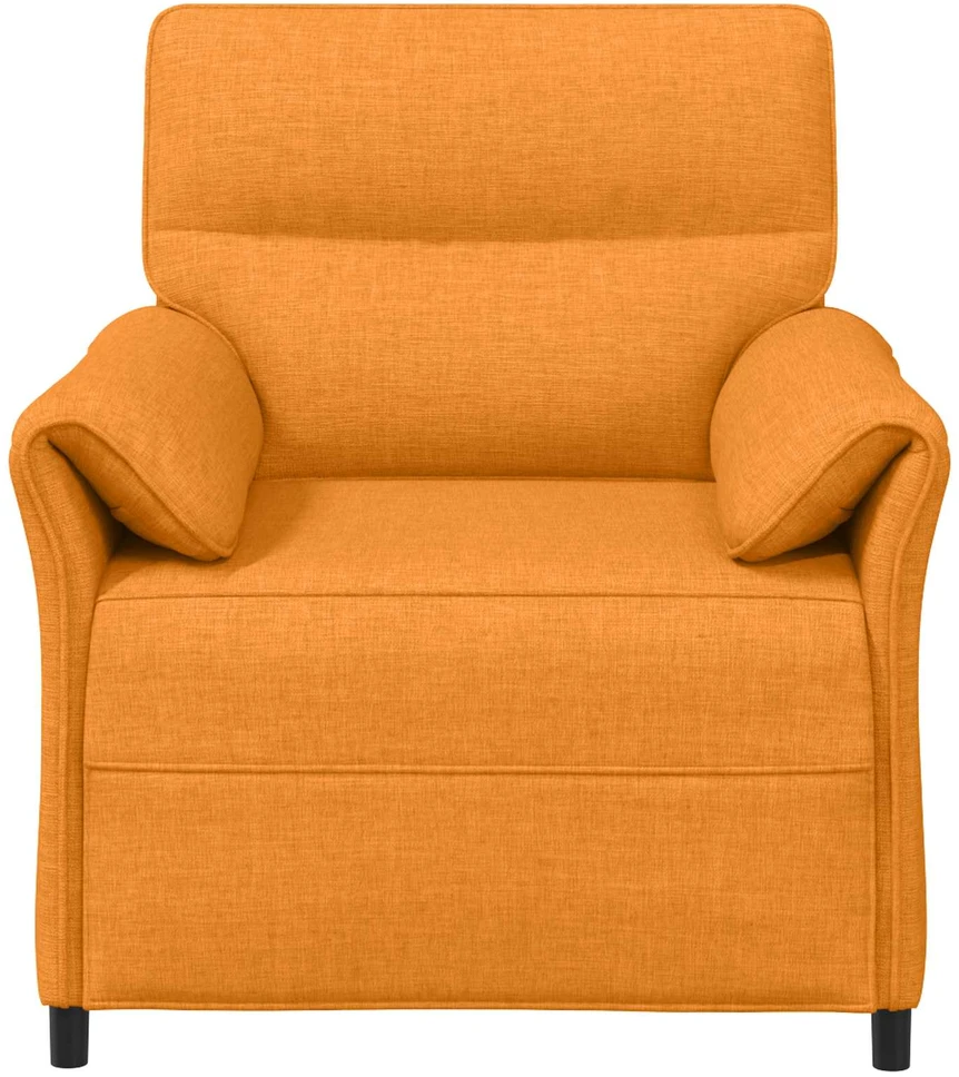 1 vietos sofa Tamsiai geltona 88 x 83 x 95 cm Audinys