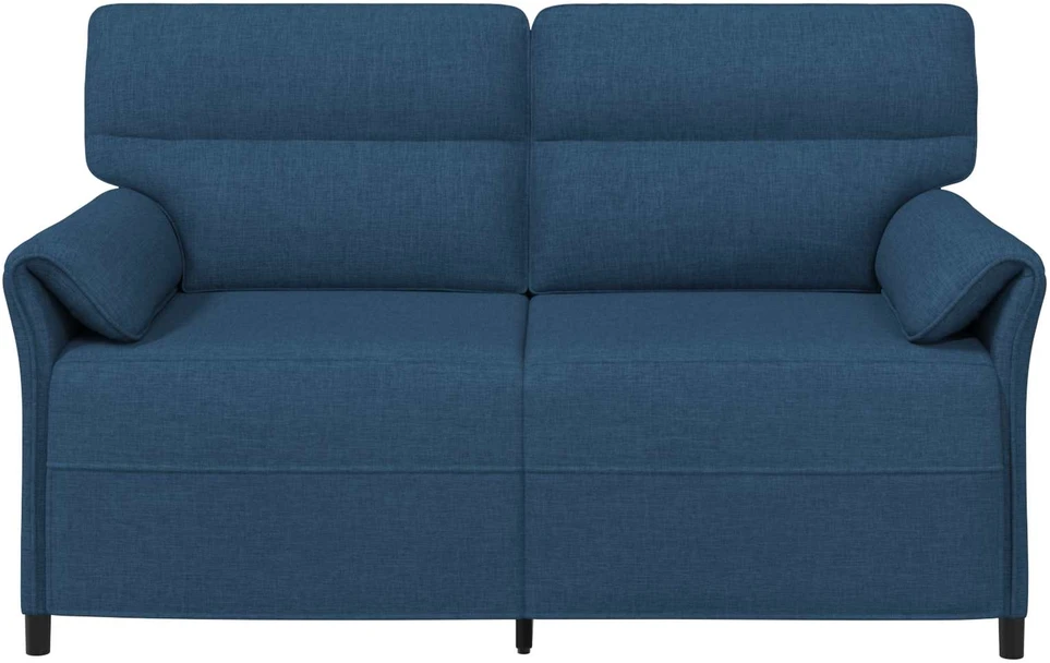 Dvitaškė sofa 2 vietos Mėlyna 158 x 83 x 95 cm Audinys