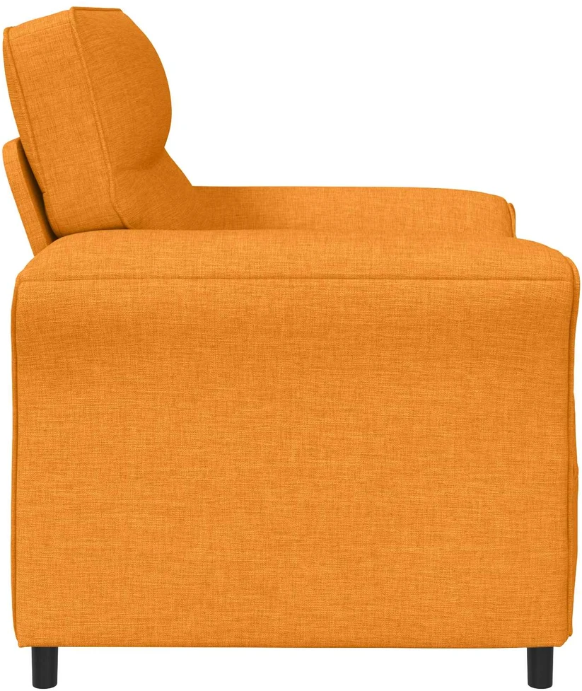1 vietos sofa Tamsiai geltona 88 x 83 x 95 cm Audinys