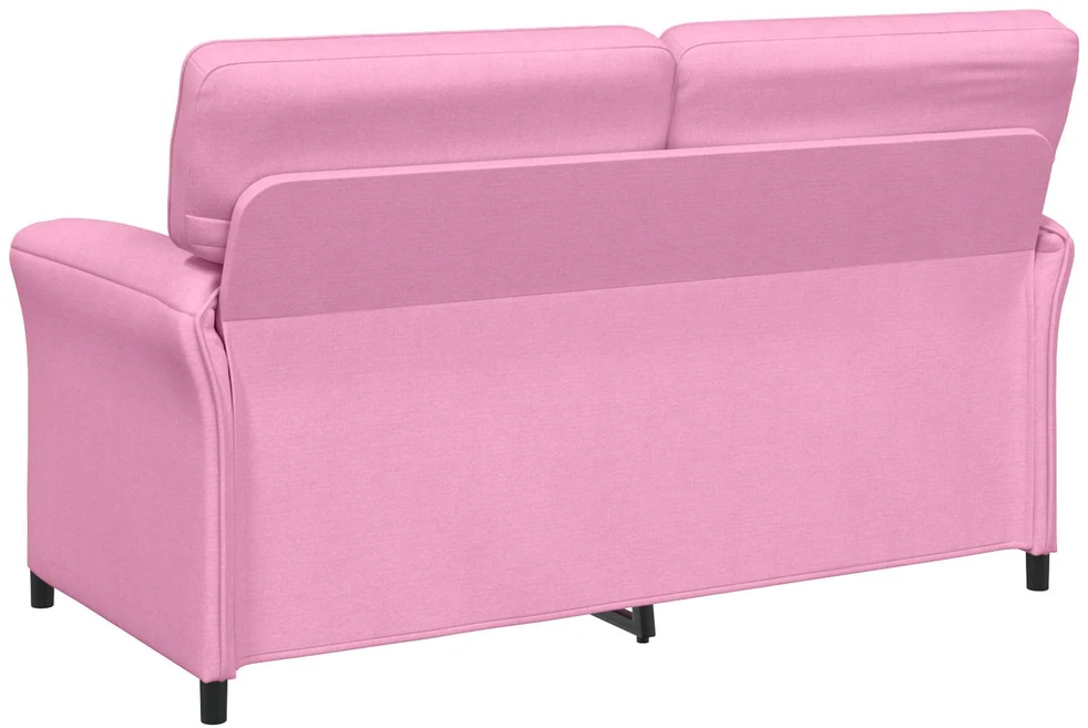 Dvitaškė sofa 2 vietos Rožinė 158 x 83 x 95 cm Audinys