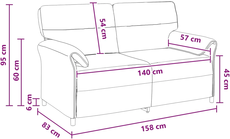 Sofa 100% poliesteris metalinis rėmas MDF, fanera