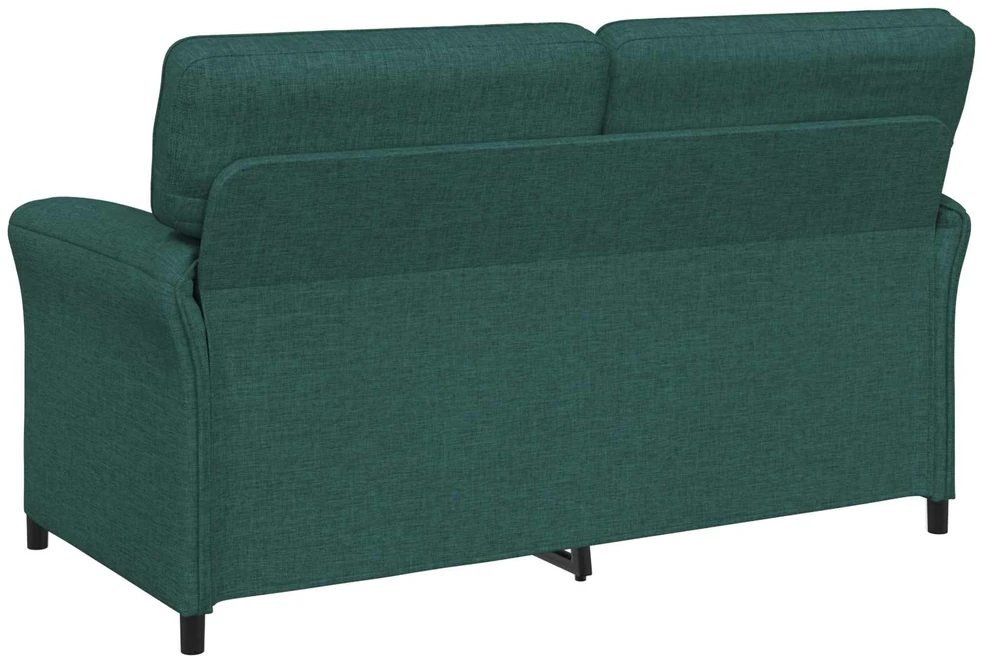 Dvitaškė sofa 2 vietos Tamsiai žalia 158 x 83 x 95 cm Audinys