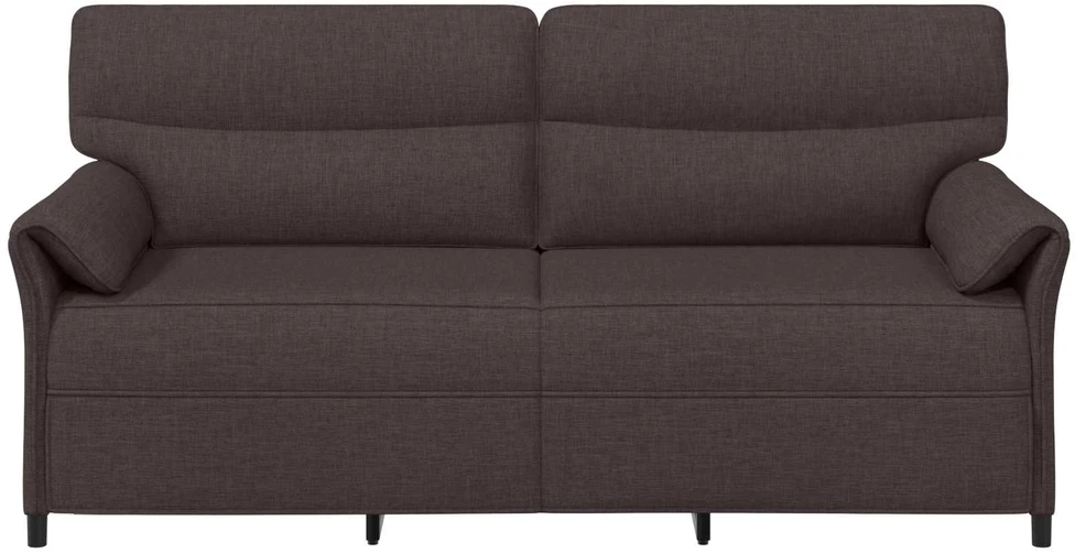3-Vietis Sofa 3 vietos Tamsiai rudas 198 x 83 x 95 cm Audinys