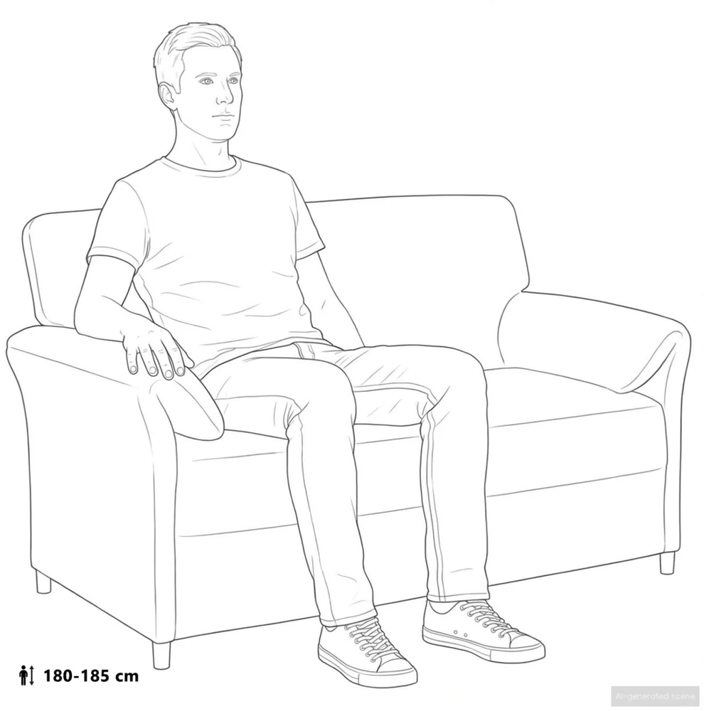 Sofa 100% poliesteris metalinis rėmas MDF, fanera