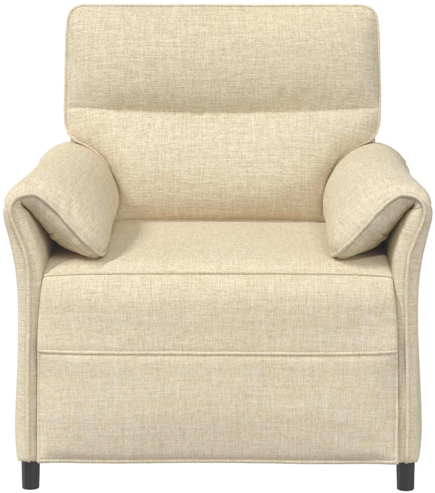 1 vietos sofa Kreminė 88 x 83 x 95 cm Audinys