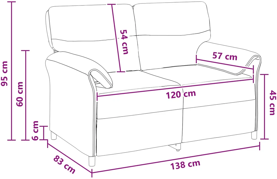 Sofa 100% poliesteris metalinis rėmas MDF, fanera