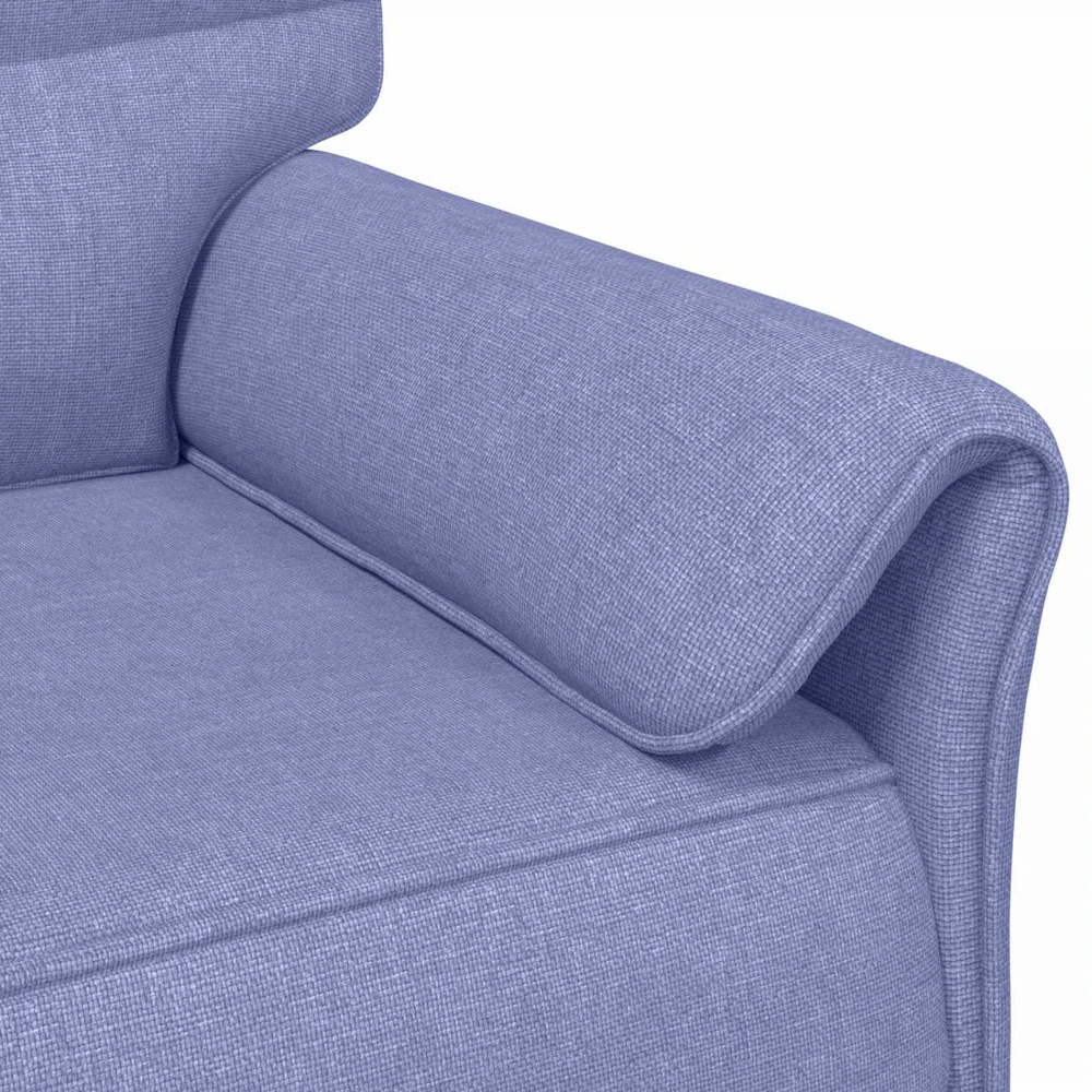 Sofa 100% poliesteris metalinis rėmas MDF, fanera