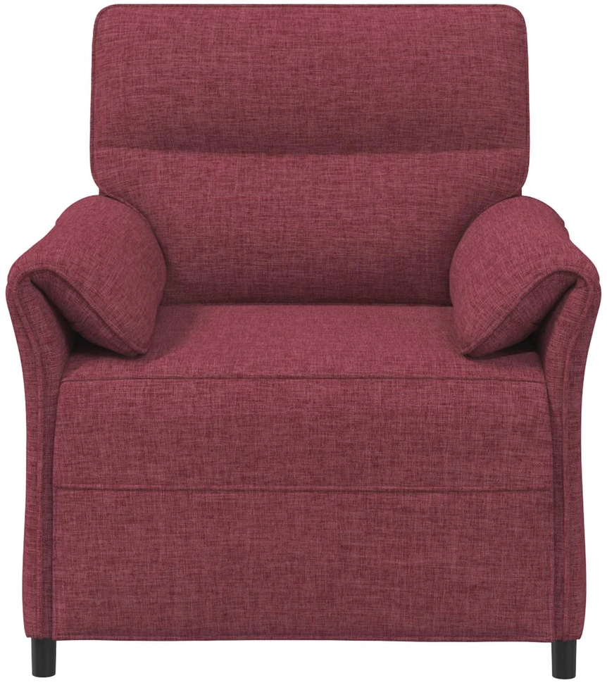 1 vietos sofa Vyno raudona 88 x 83 x 95 cm Audinys