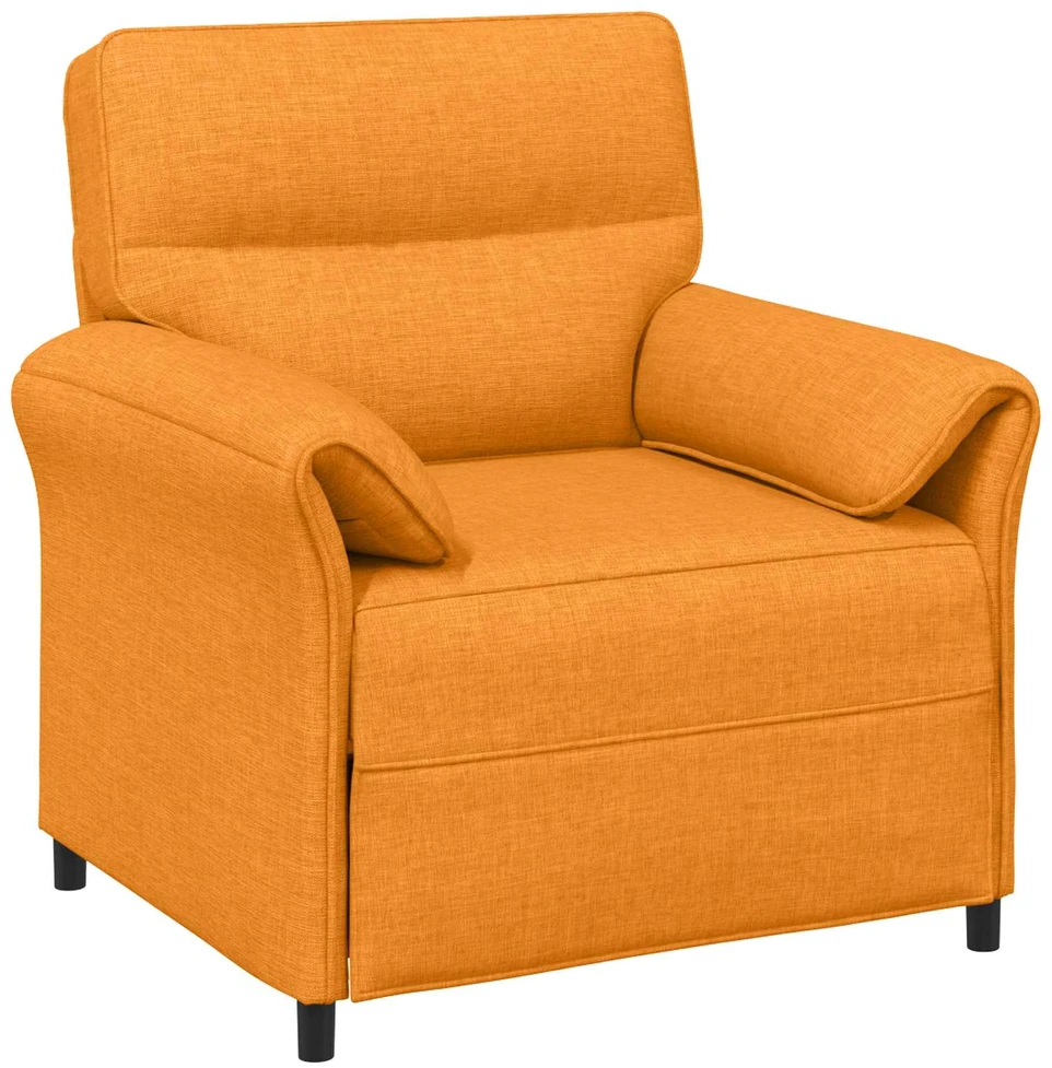 1 vietos sofa Tamsiai geltona 88 x 83 x 95 cm Audinys