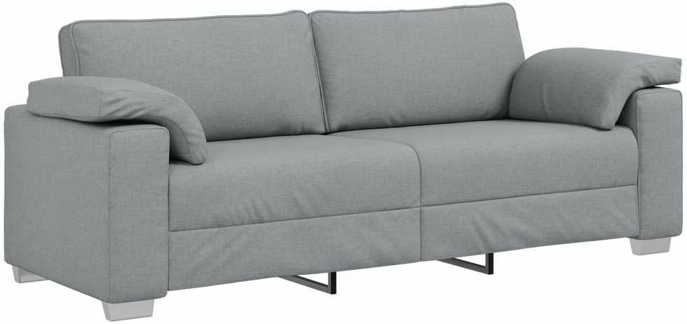 Sofa 2 vnt. Šviesiai pilka audinys
