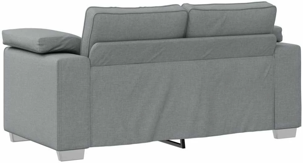 Sofa 2 vnt. Šviesiai pilka audinys