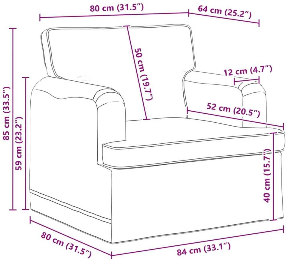 Sofa Sofos komplektas 2 vnt. Kreminė audinys