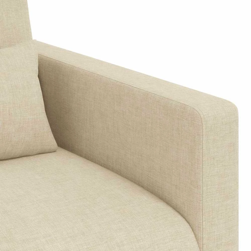 Sofa 2 pcs Kreminė Metalas