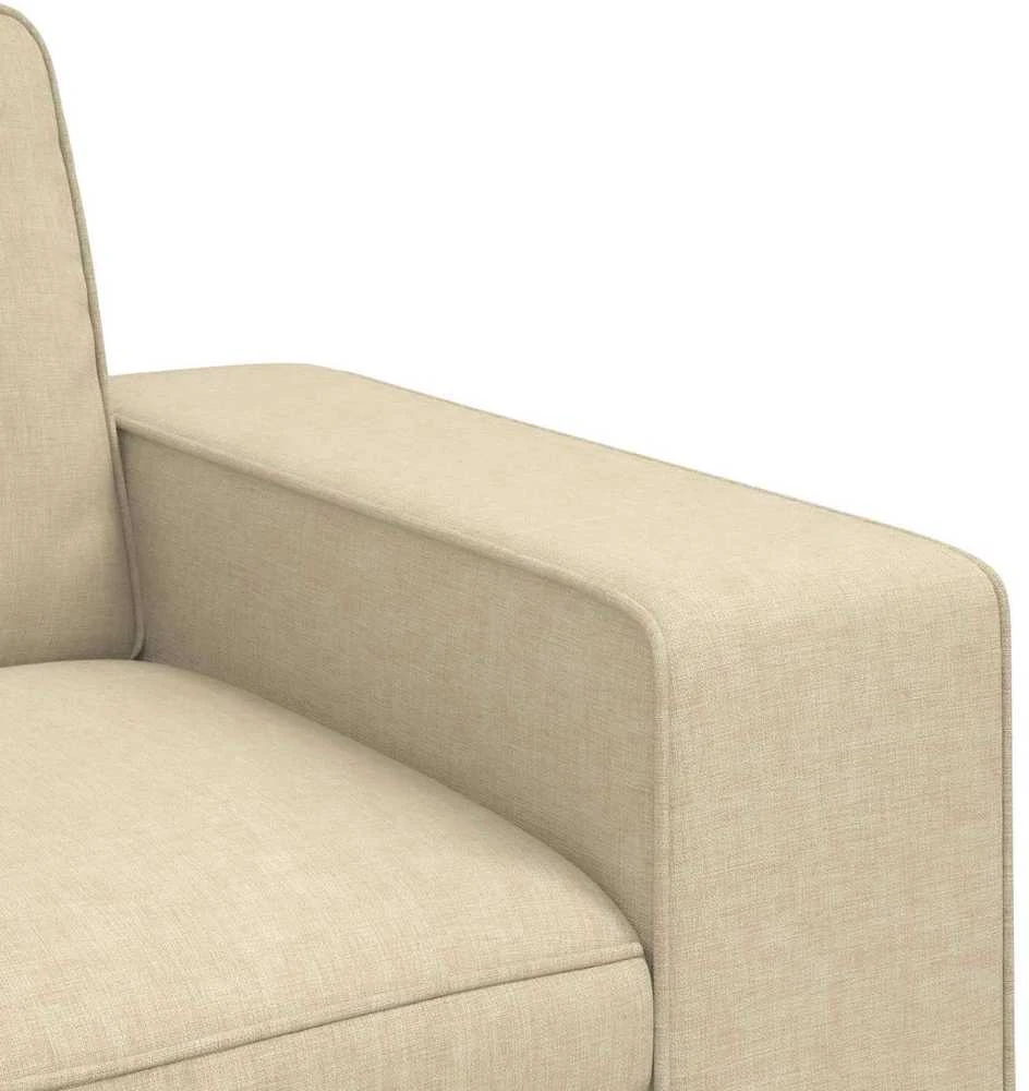 Sofa 2 pcs Kreminė Metalas