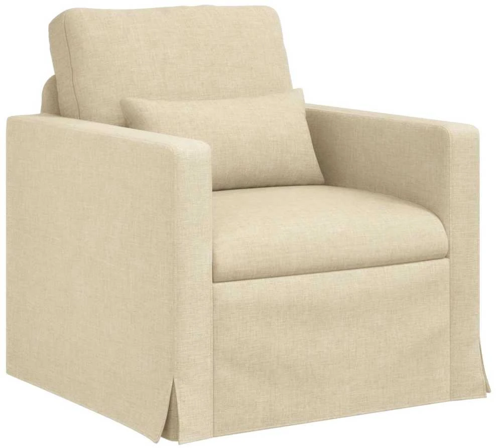 Sofa Sofos komplektas 2 vnt. Kreminė audinys