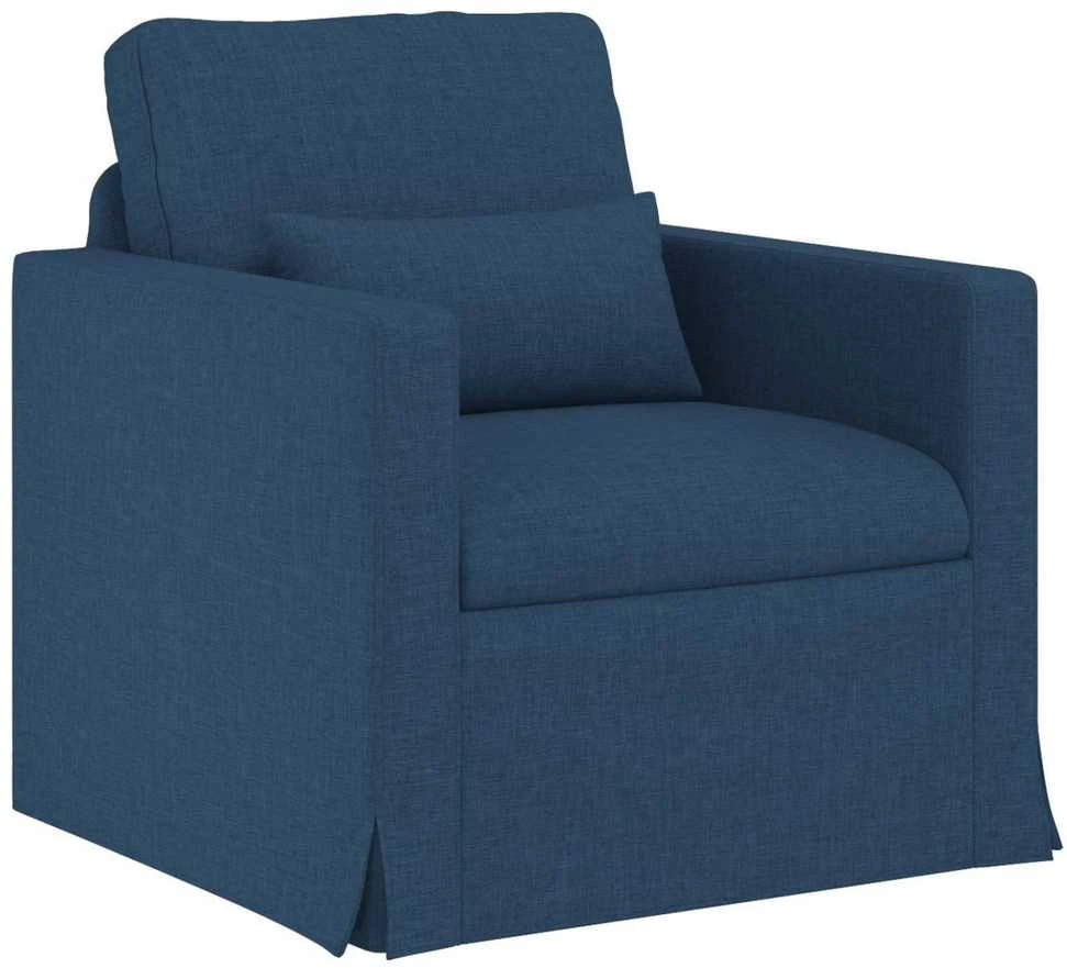Sofa Sofos komplektas 2 vnt. Mėlyna audinys