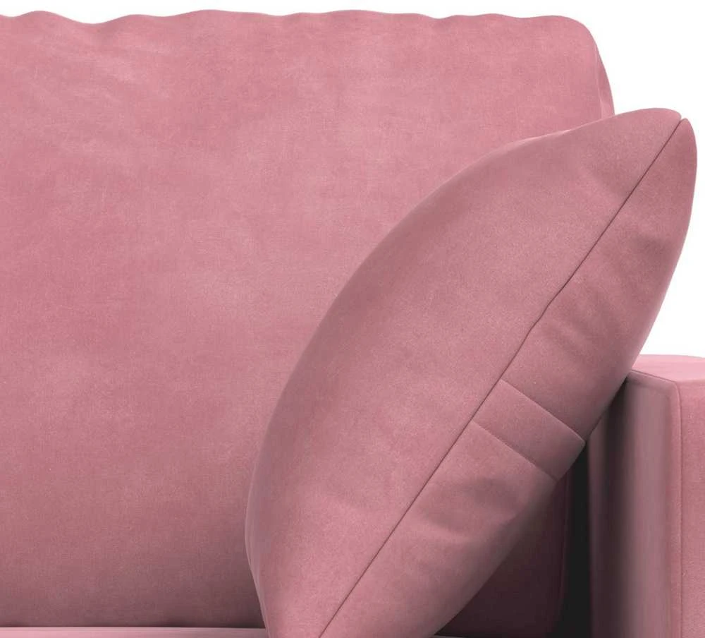 Sofa Sofos komplektas 2 vnt. Rožinė Aksomas