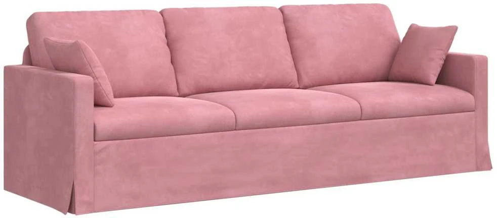 Sofa Sofos komplektas 2 vnt. Rožinė Aksomas