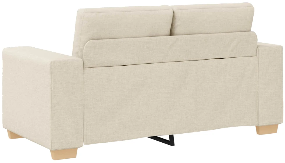 Sofa 2 vnt. Smėlio Lino mišinio audinys