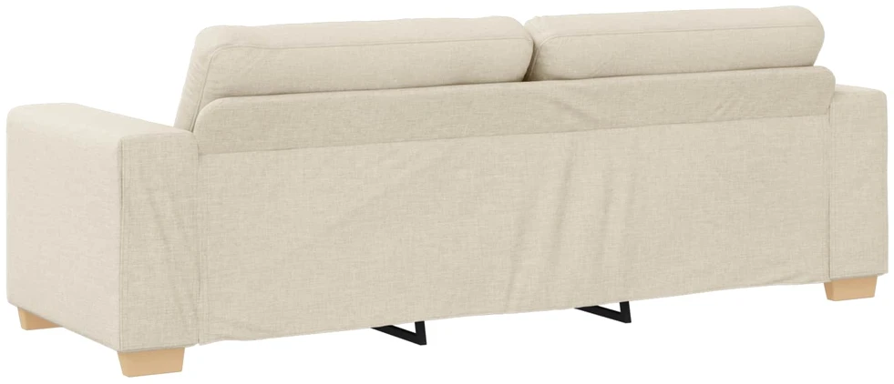 Sofa 2 vnt. Smėlio Lino mišinio audinys