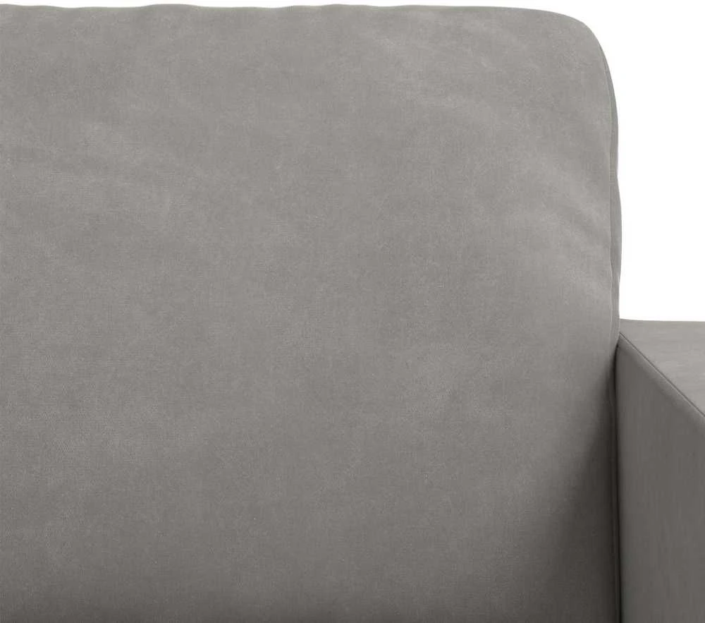 Sofa Sofos komplektas 2 vnt. Šviesiai pilka Aksomas