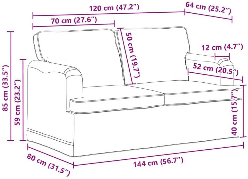 Sofa Sofos komplektas 2 vnt. Tamsiai žalia audinys