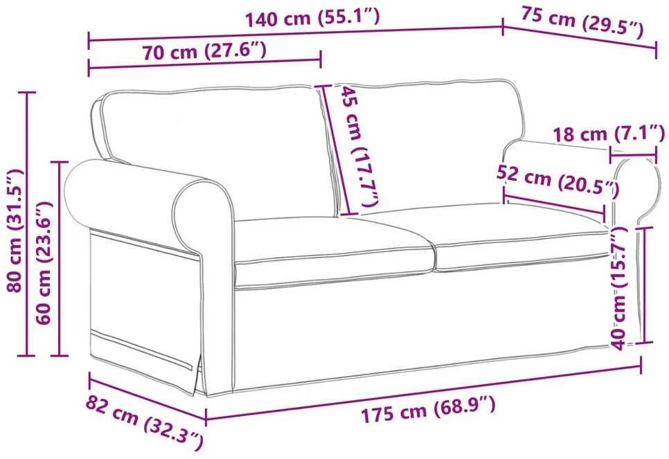 Sofa Sofos komplektas 2 vnt. Tamsiai žalia audinys