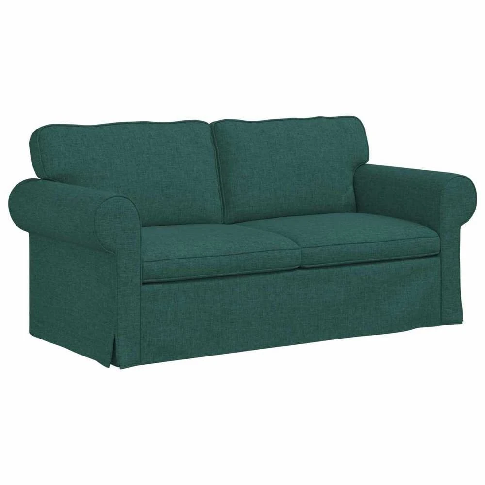 Sofa Sofos komplektas 2 vnt. Tamsiai žalia audinys