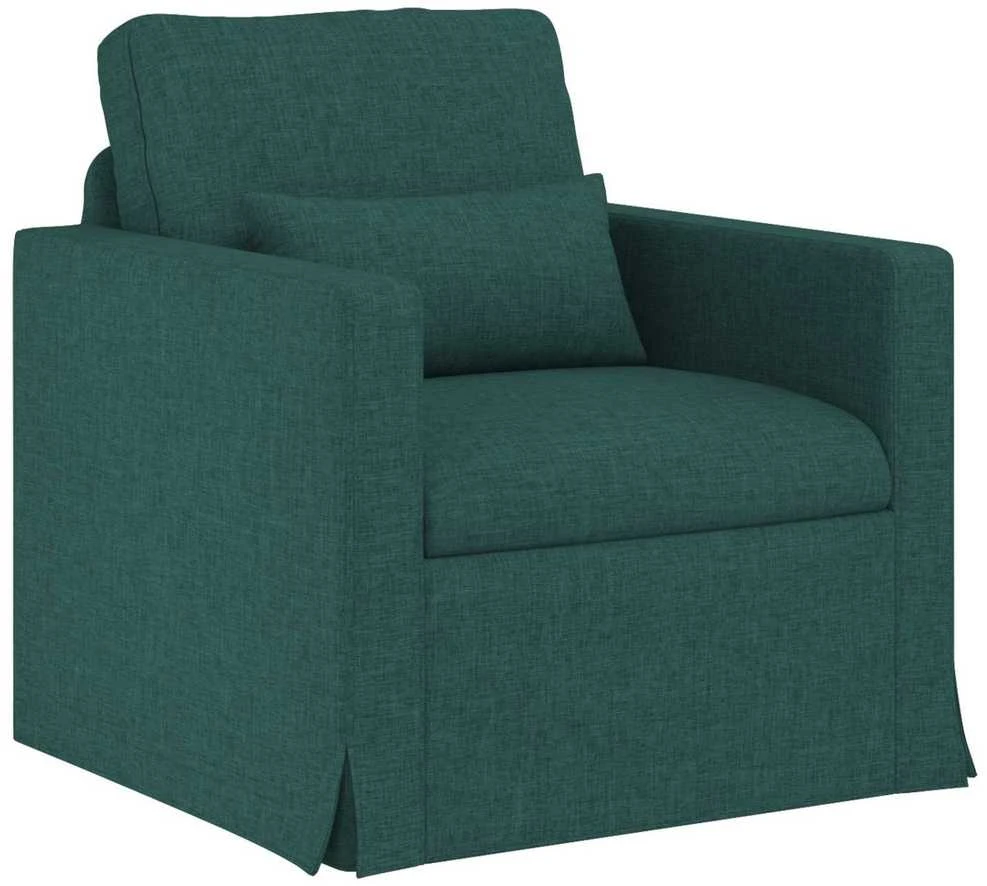 Sofa Sofos komplektas 2 vnt. Tamsiai žalia audinys