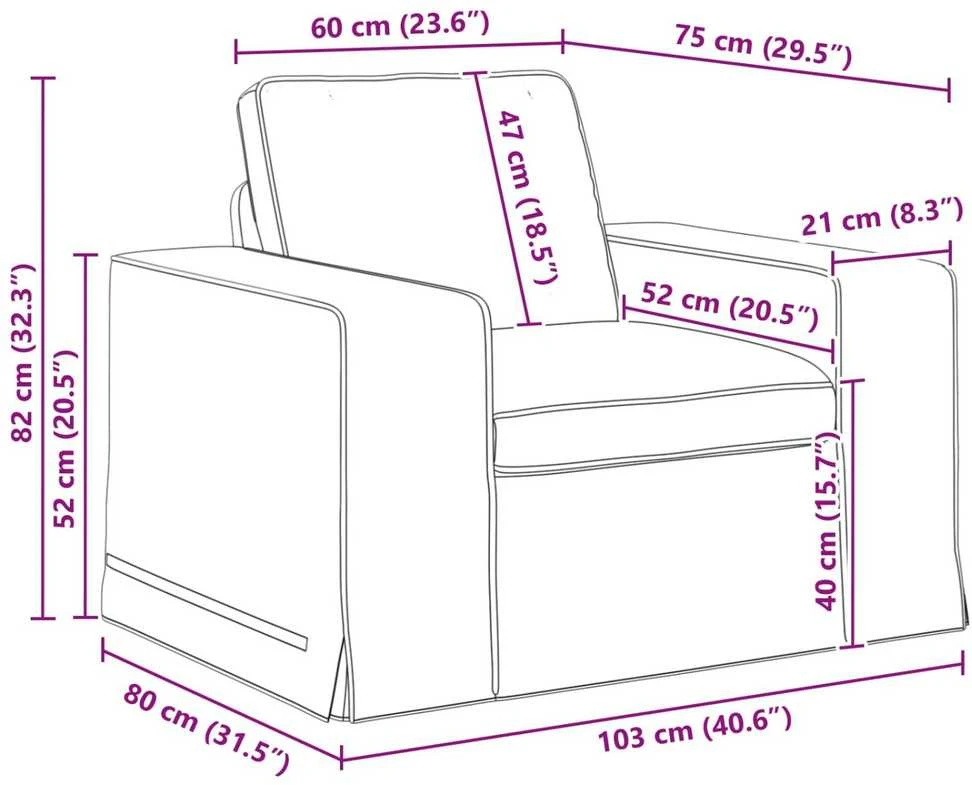 Sofa 2 pcs Taupe Metalas
