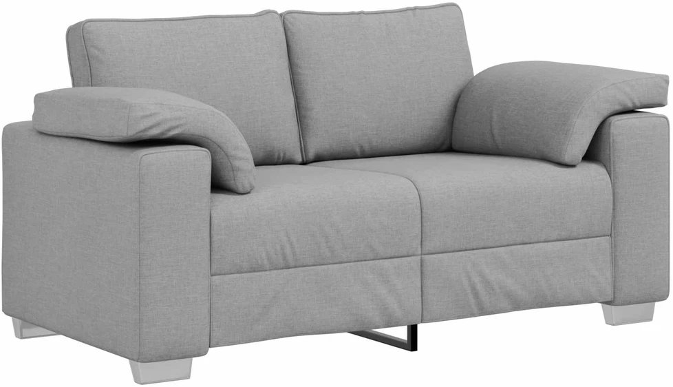 Sofa 2 vnt. Debesų pilka audinys
