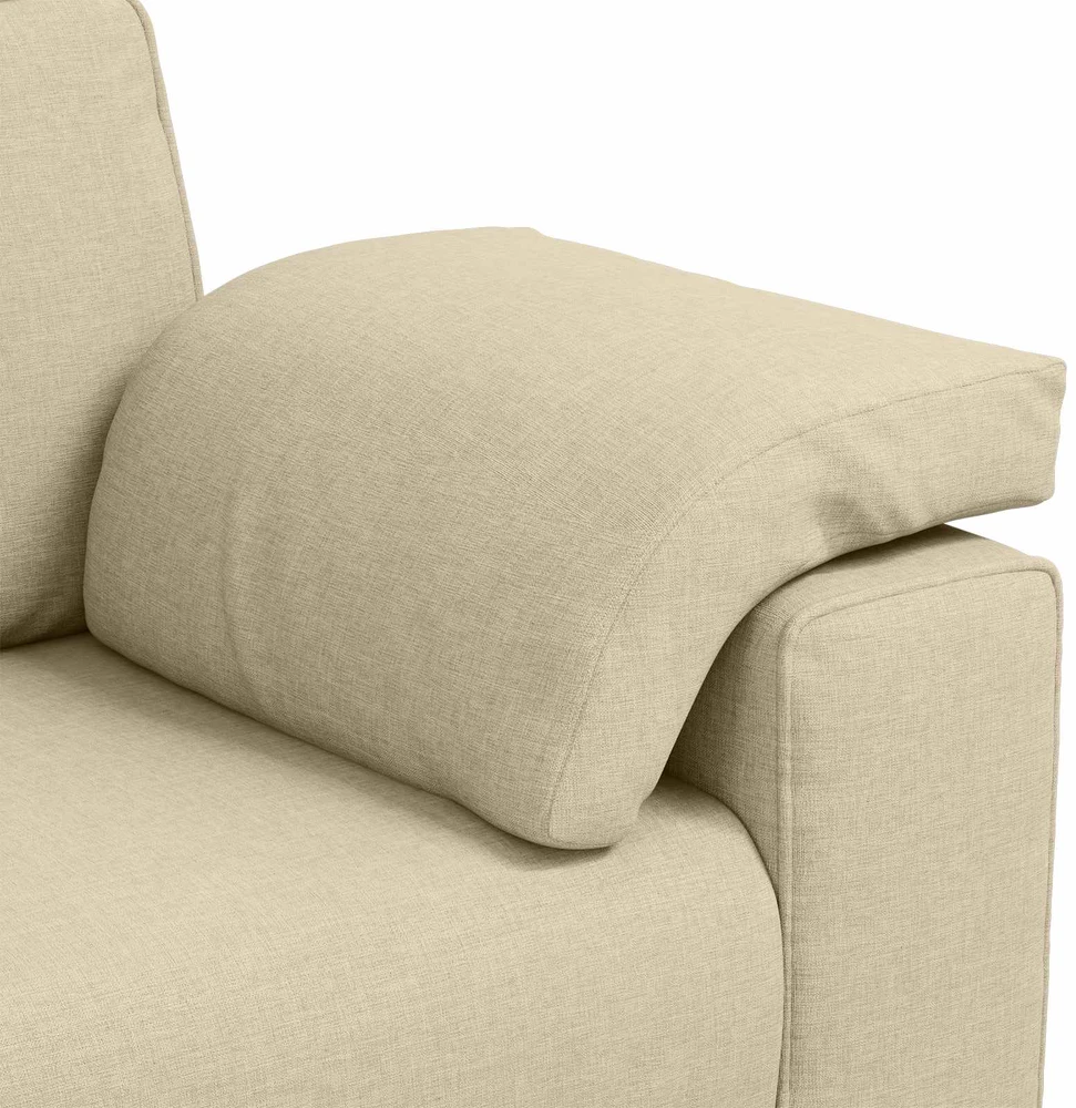 Sofa 2 vnt. Kreminė audinys